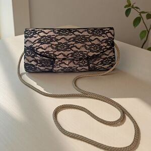 Lace Crossbody/Clutch Evening Bag